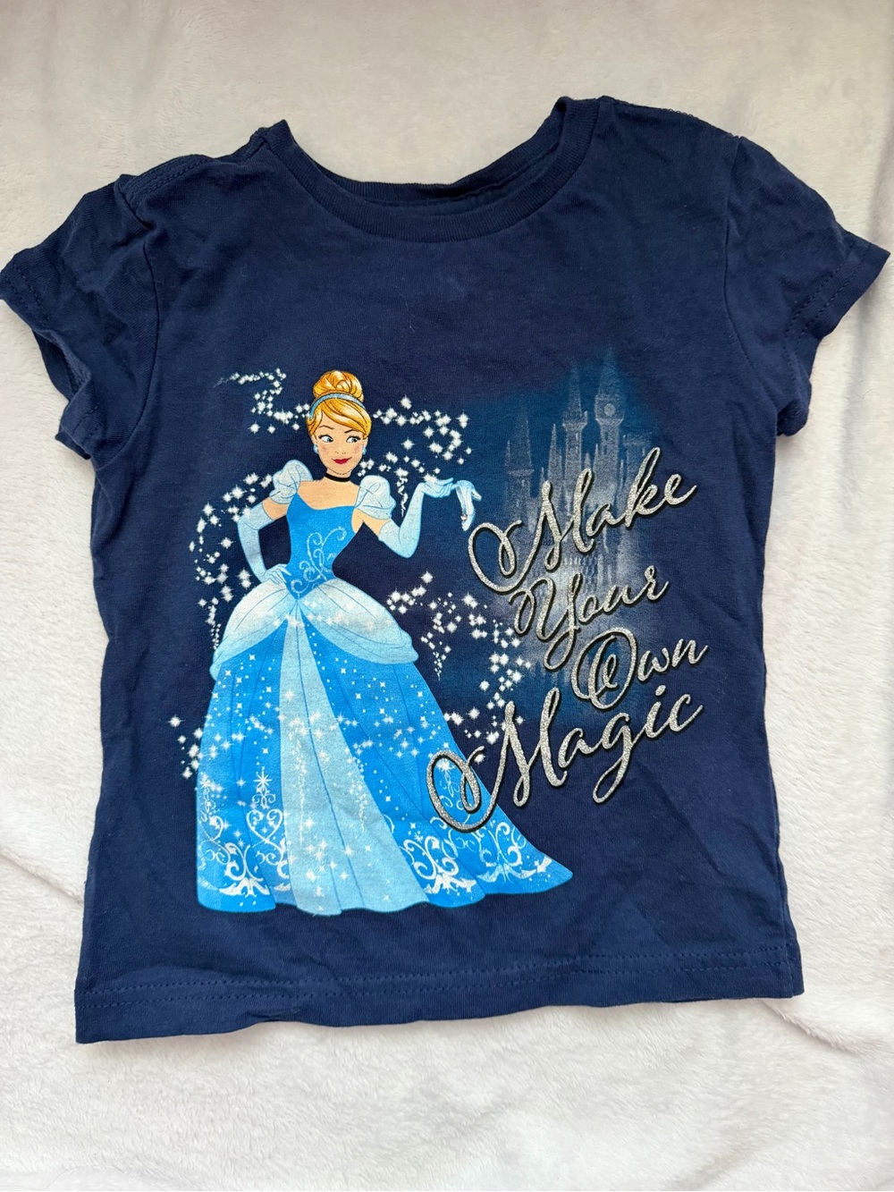 Disney Navy Blue Cinderella "Make Your Own Magic" Tee